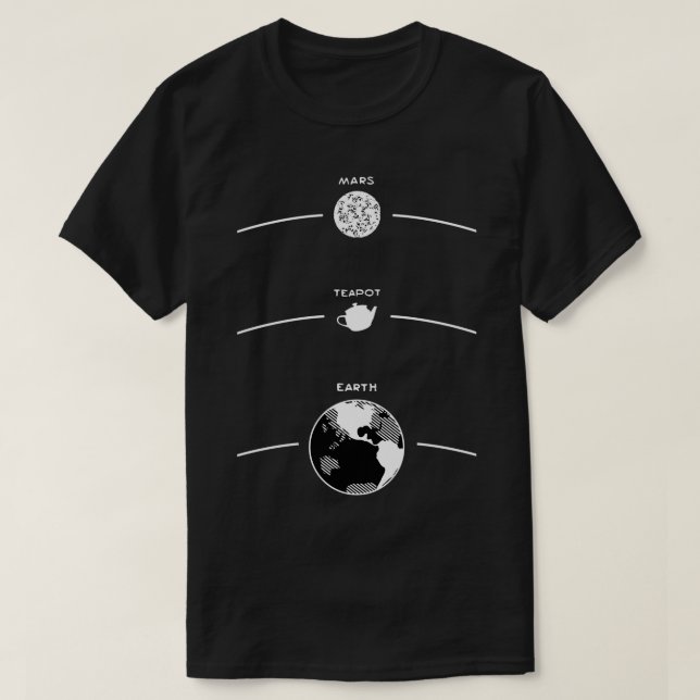 T-shirt Russellx27s Teapot A Celestial Diagramme (Design devant)
