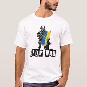 T-shirt RUSSIE UKRAINE ARRÊTEZ LA GUERRE Pour la paix mond