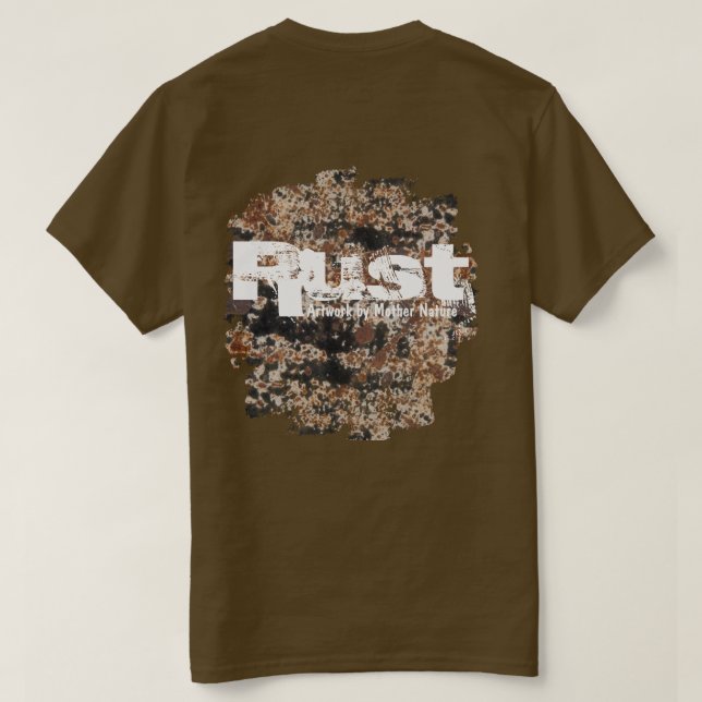 T-shirt Rust~Oeuvre D'Art De Mère Nature (Design dos)