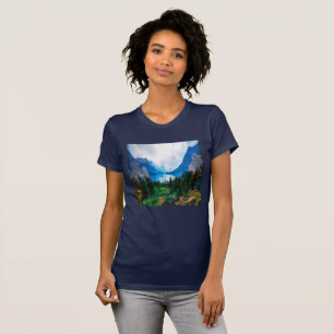 T-shirt Rustic Country Mountains Nature Pittoresque