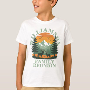 T-shirt Rustique Wilderness Famille Réunion Personnalisabl