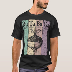 T-shirt Rutabaga éléments de tableau périodique Swede Ruta