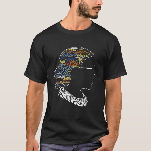 T-shirt Ruth Bader Ginsburg cite le féminisme Droits des f (Devant)