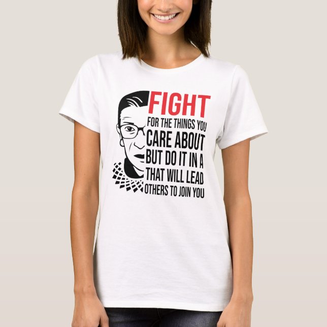 T-shirt Ruth Bader Ginsburg, Marche des femmes (Devant)