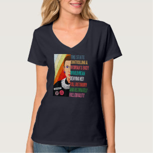 T-shirt Ruth Bader Ginsburg Mon corps Mon choix Pro Choice