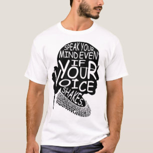 T-shirt Ruth Bader Ginsburg Parle De Ton Esprit Même Si To