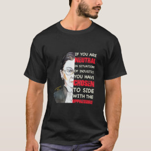 T-shirt Ruth Bader Ginsburg RBG célèbre 
