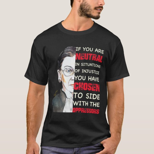T-shirt Ruth Bader Ginsburg RBG notoire - féministe de (Devant)