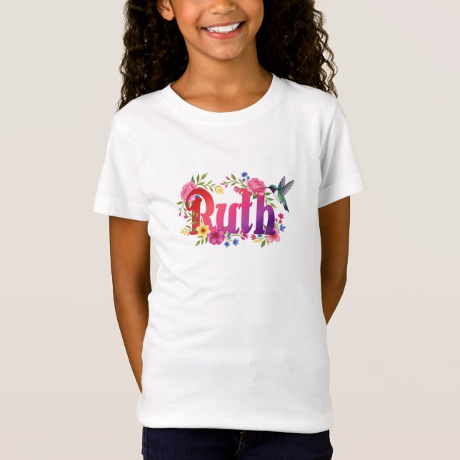T-Shirt Ruth - Personalised Shirt  - For Kids (Devant)