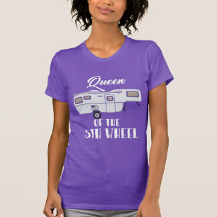 T-shirt RV Camping Queen of the 5th Wheel