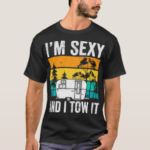 T-shirt RV Trailer Van I RV Camping Camper Je suis Sey et