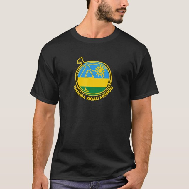 T-shirt Rwanda Kigali LDS Mission Proud Mormon Missionary (Devant)