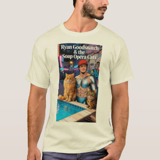 T-shirt Ryan Goodsnatch & les chats de feuilleton