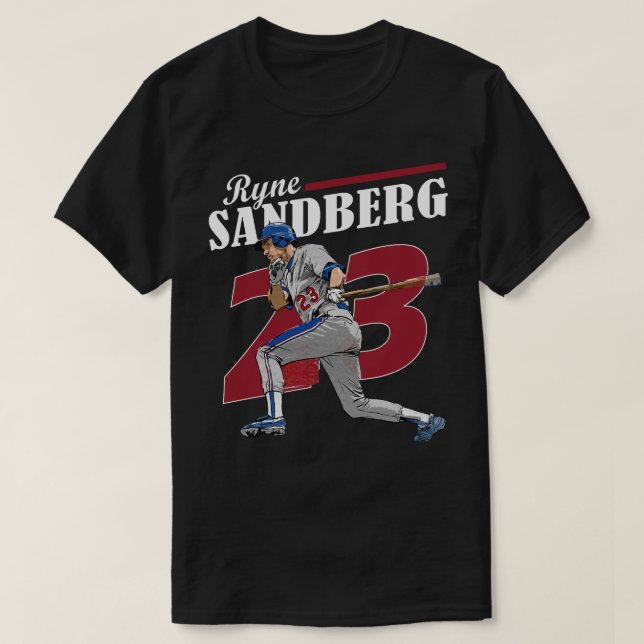 T-shirt Ryno 23 Baseball Retro Numéro Hommage (Design devant)