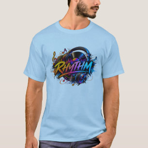 T-shirt Rythme – Art Moderne Géométrique Abstrait