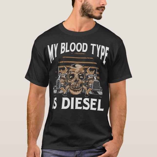 T-shirt S2 Camion diesel Camion diesel (76) (Devant)