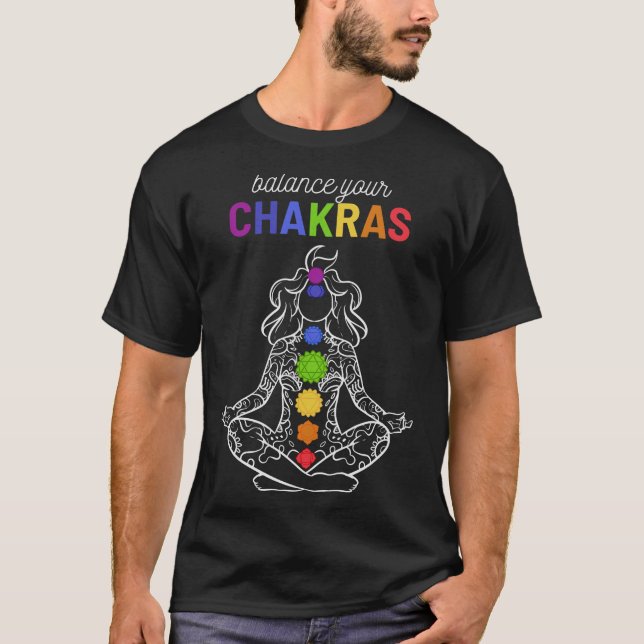 T-shirt S2 Chakra Chakras Méditation méditée (46) (Devant)