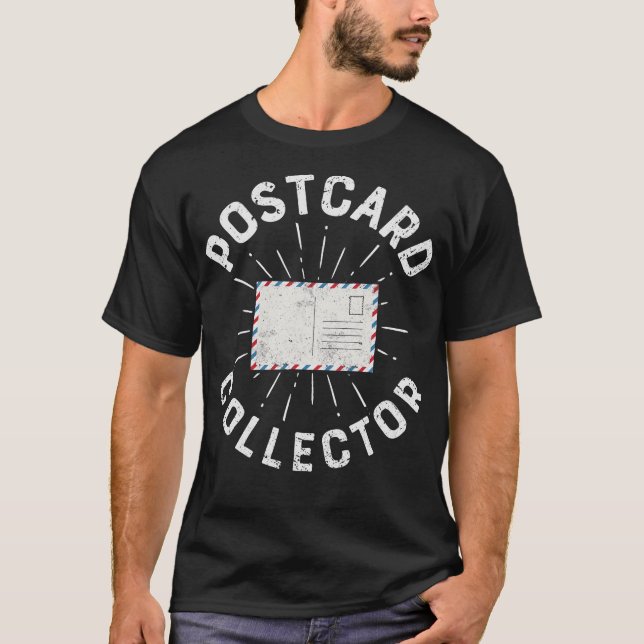 T-shirt S2 Deltiologie Carte postale Collecte de cartes po (Devant)