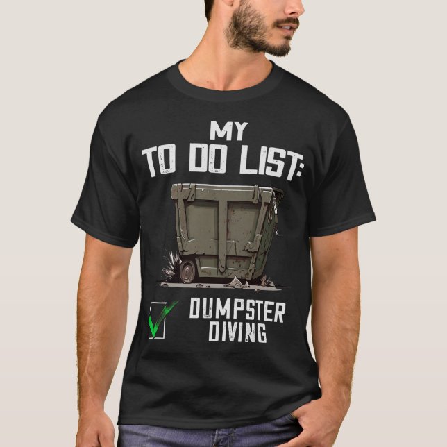 T-shirt S2 Dumpster Diving (105) (Devant)