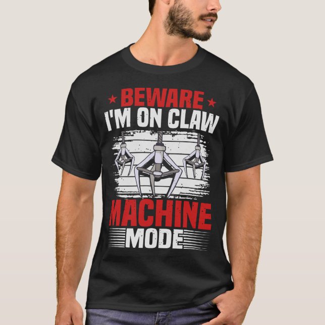 T-shirt S2 Machine à grue grue Arcade Plush Grabber (36) (Devant)
