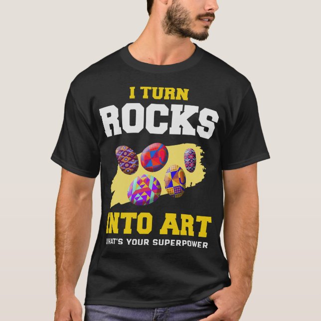 T-shirt S2 Rock Painting Paint Rocks (97) (Devant)