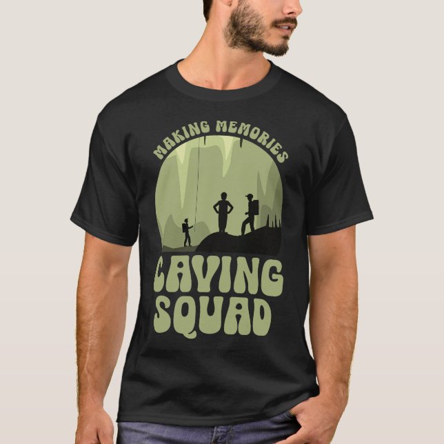 T-shirt S2 Spelunking Caver Spelunking Speleology (119) (Devant)