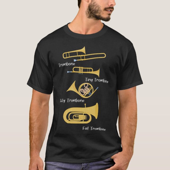 T-shirt S2 Trombone Trombonist (83) (Devant)