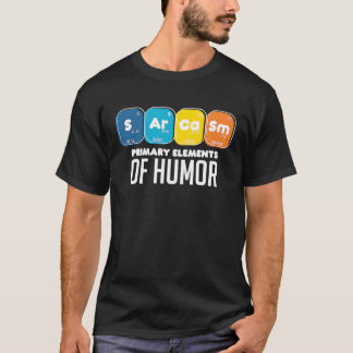 T-shirt S AR CA SM Principaux éléments de l'Humour Parfait