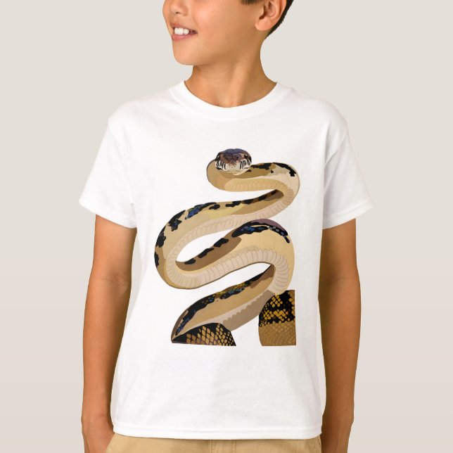 T-shirt S est pour Scrub Python (Devant)