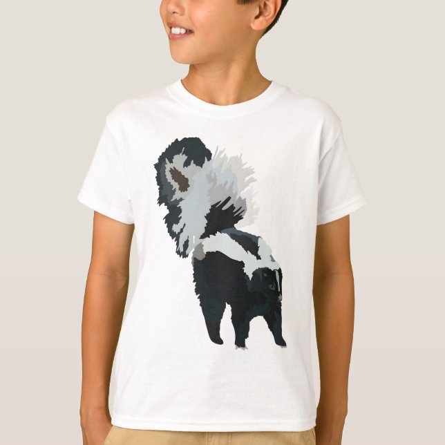 T-shirt S est pour Skunk (Devant)