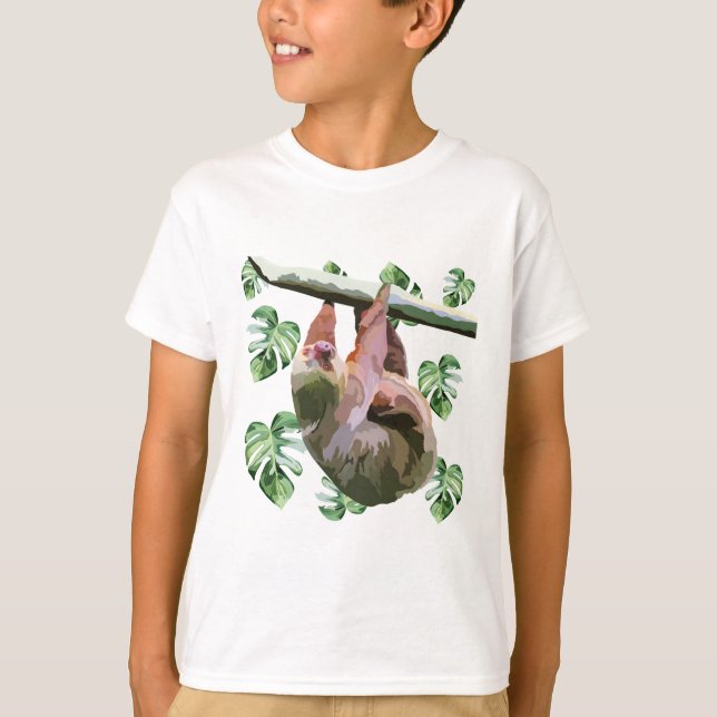 T-shirt S est pour Sloth (Devant)