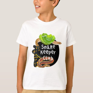 T-shirt S est pour Snake Keeper Club