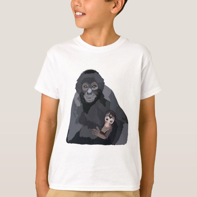T-shirt S est pour Spider Monkey Keeper (Devant)