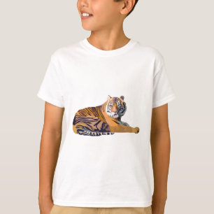 T-shirt S est pour Sumatran Tiger