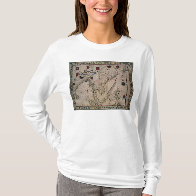 T-shirt S.M. 41 l'Extrême Orient, d'un atlas portolan (Devant)