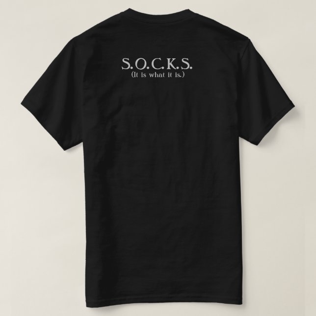 T-shirt S.O.C.K.S. (Design dos)