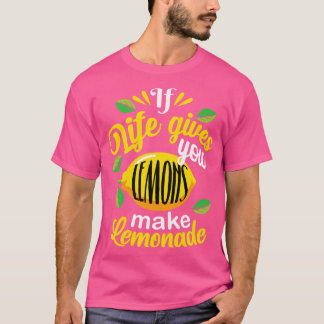 T-shirt s Rendre la citronnade amusante Vibes de citron