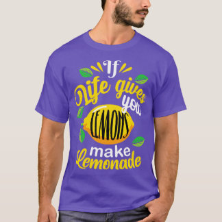 T-shirt s Rendre la citronnade amusante Vibes de citron
