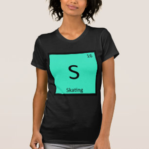 T-shirt S - Sports de patinage Chimie Symbole du tableau p
