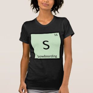 T-shirt S - Sports de snowboard Chimie Tableau périodique