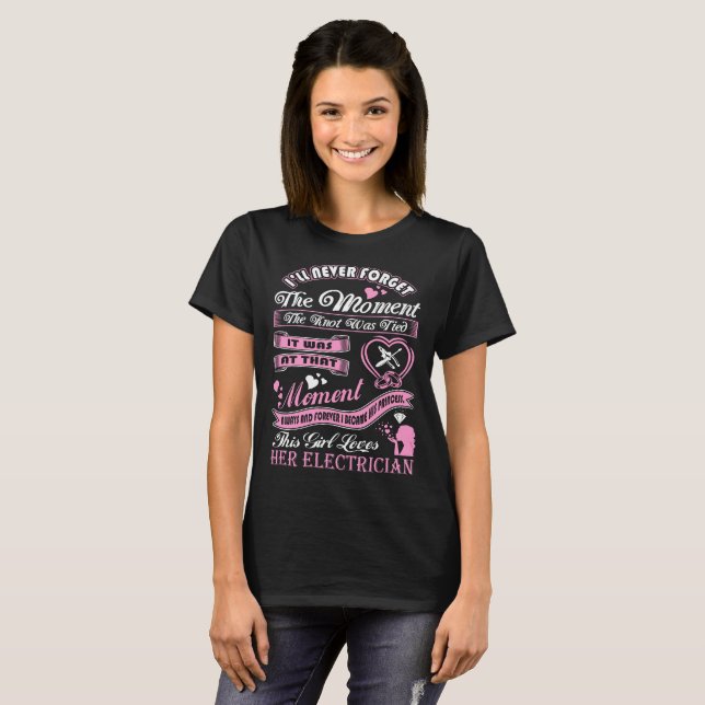 T-shirt Sa chemise d'électricienne de princesse This Girl (Devant entier)