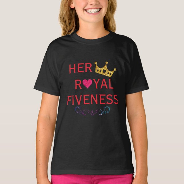 T-shirt Sa chemise royale de Fiveness (Devant)