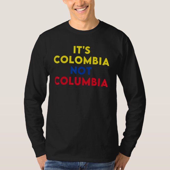 T-shirt Sa Colombie Pas Colombie Colombienne 1 (Devant)