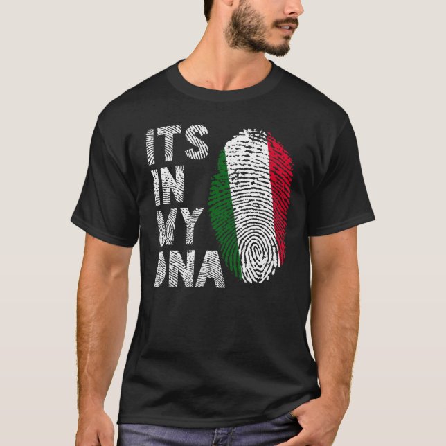 T-shirt Sa dedans mon empreinte digitale italienne drôle (Devant)