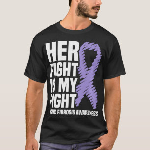 T-shirt Sa Lutte Est Ma Lutte Contre La Fibrose Cystique