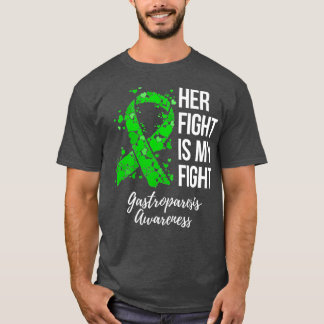 T-shirt Sa Lutte Est Ma Lutte Contre La Gastroparèse
