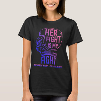 T-shirt Sa Lutte Est Ma Lutte Contre La Perte D'Enfant Gro