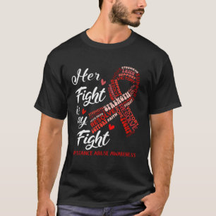 T-shirt Sa Lutte Est Ma Lutte Contre L'Abus D'Substance Re
