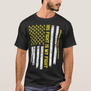T-shirt Sa Lutte Est Ma Lutte Contre Le Cancer Du Sarcome 