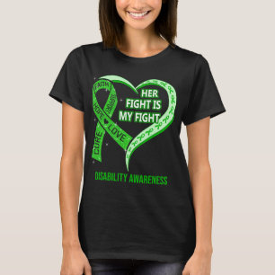 T-shirt Sa Lutte Est Ma Lutte Contre Le Handicap